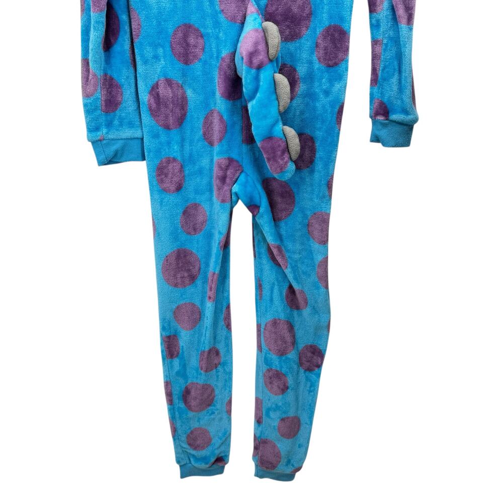 Monsters Inc Sully One Piece Costume Furry Unisex SZ 14 Yrs Blue Cozy Pajama - Picture 10 of 12